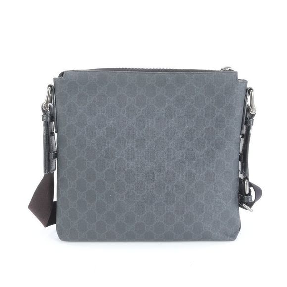 Gucci GG Supreme Leather Shoulder Bag Crossbody Messenger Business Commuter - Picture 3 of 9